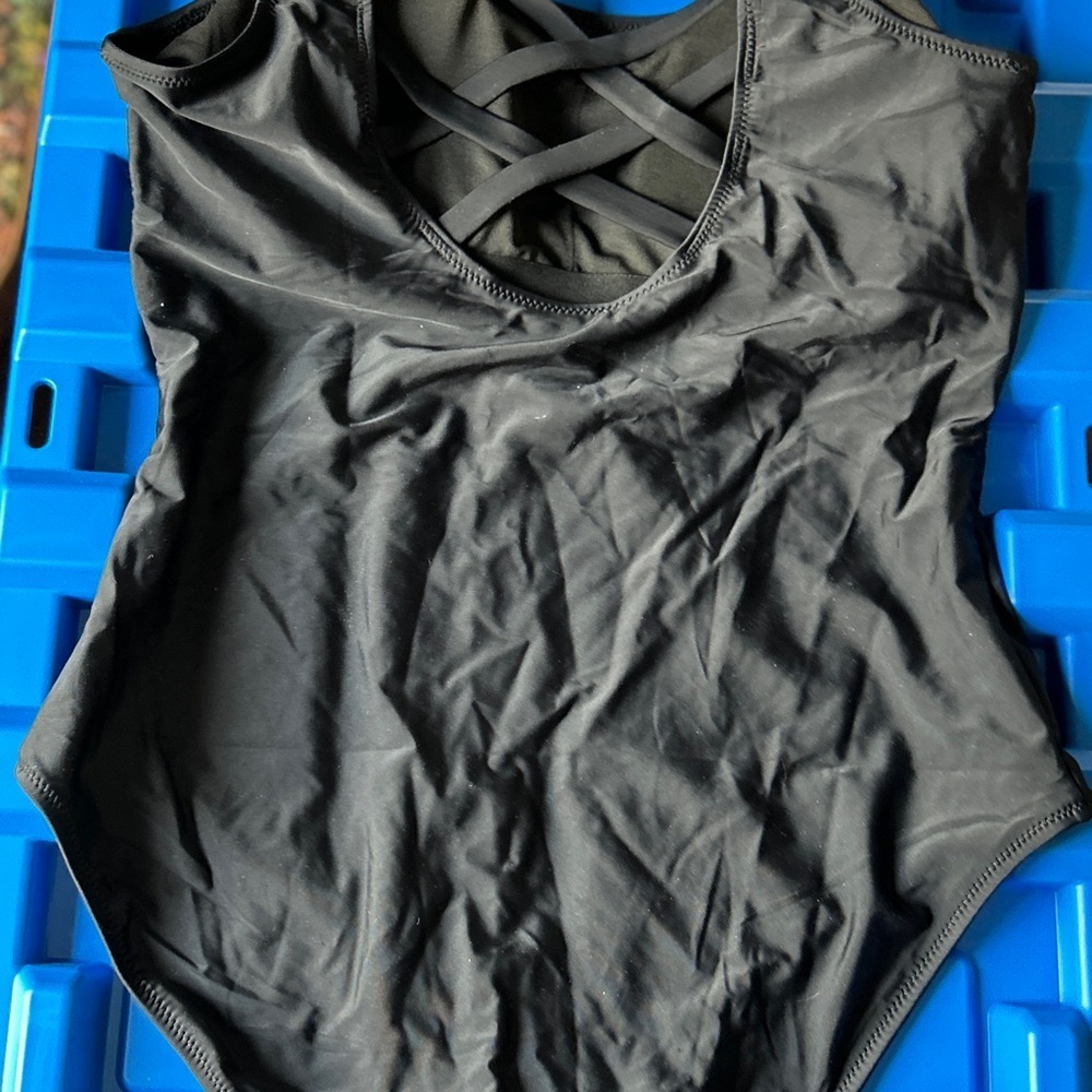 3 for $40 Woman’s Black Swim Bodysuit - Picture 2 of 4